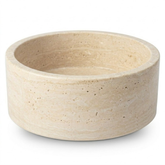 Travertine Bowl for Fruit - Ø24 cm