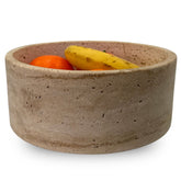 Travertine Bowl for Fruit - Ø24 cm