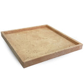 Travertine Tray with edge - Square - 30 x 30 cm