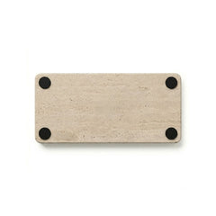 Travertinplatte - Rechteck - 25 x 10 cm
