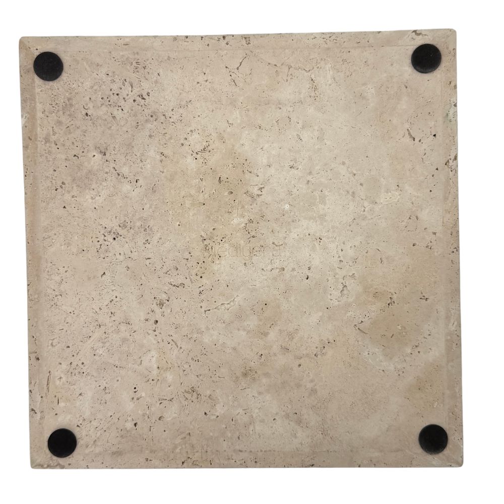 Travertine Tray with edge - Square - 30 x 30 cm