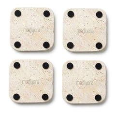 Travertine coaster organic