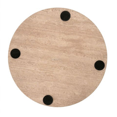 Travertinplatte - Rund - Ø30 cm