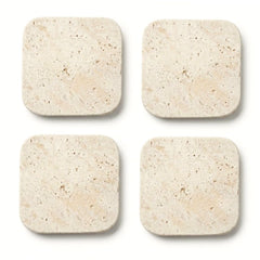 Travertine coaster organic
