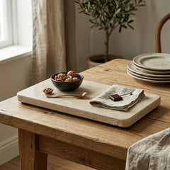 Travertine Board - Rectangle - 30 x 15 cm