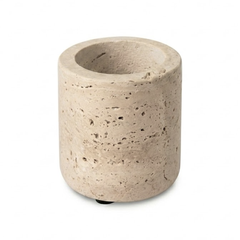 Kerzenhalter aus Travertin - Ø6 cm